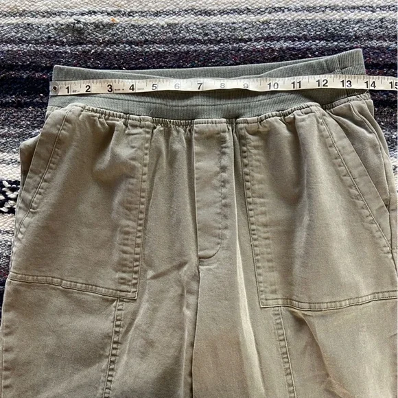 Soft Surroundings Convertible Olive Green Pants Capri Cropped XSmall XS - Picture 2 of 14
